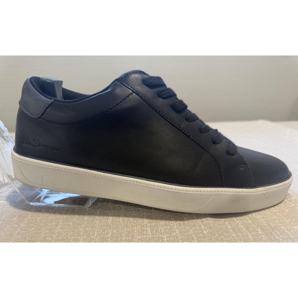 Ben Sherman Shoes Mens Size 10.5 Black Low Top Casual Sneakers BSMBROMV-0627